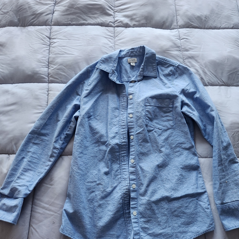 J. Crew Light Blue Button-Down Shirt